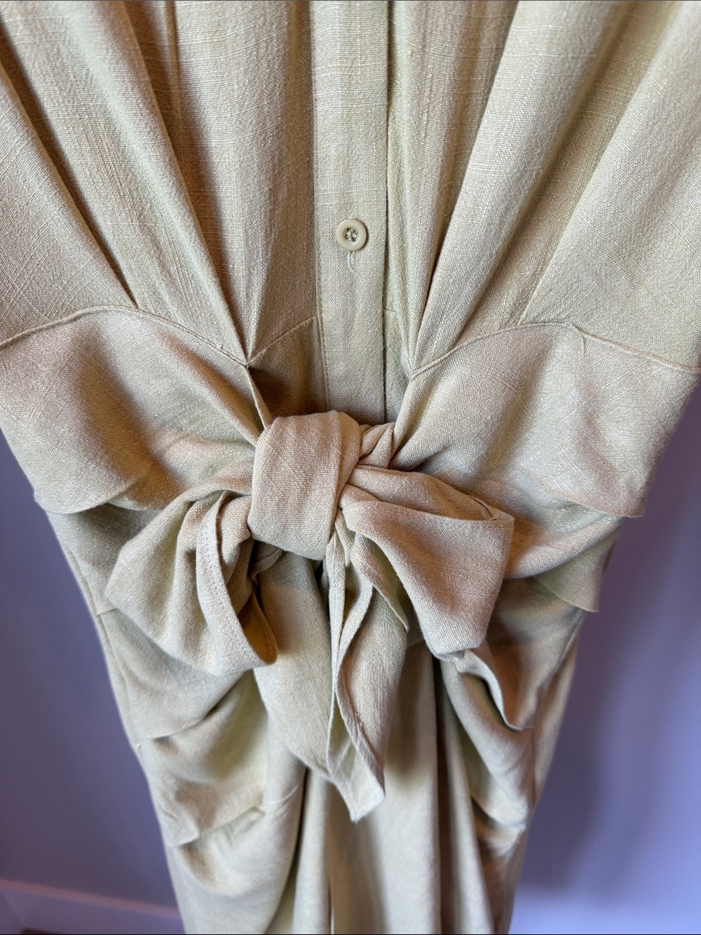 Mable Ruffle Tie-Front Midi Dress - Picture 3 of 5